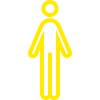 Yellow 2D human male