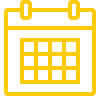 Yellow 2D calendar